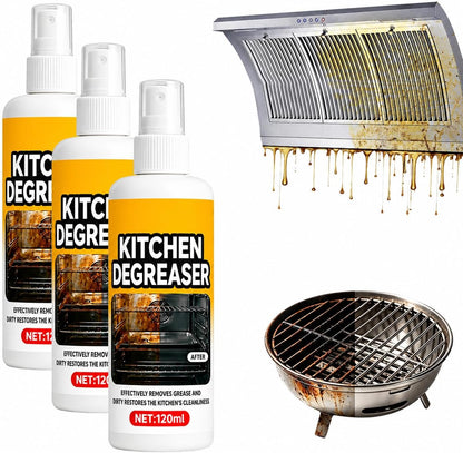 Oven Cleaner, 2026 New Kitchen Degreaser, Spray Grill Cleaner, Heavy Duty Degreaser, Multi-Use for Grills,Oven, Air Fryer, Home & Commercial Kitchen (1pcs, 120ml)