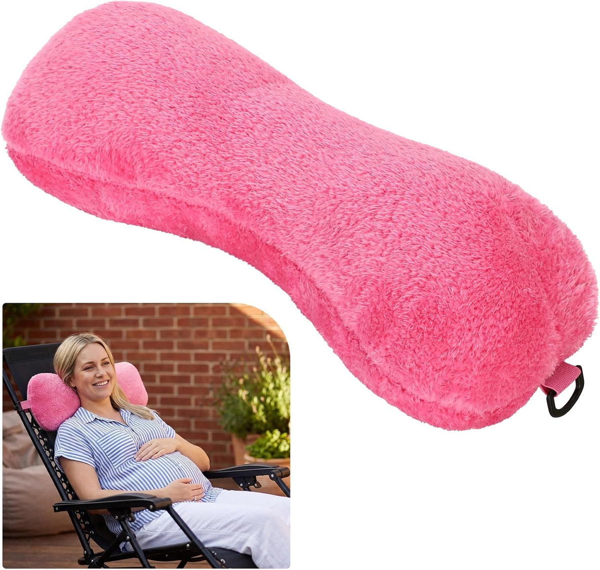 Colingmill 1 Pc Neck Pillow for Recliner Chair Headrest,Grey