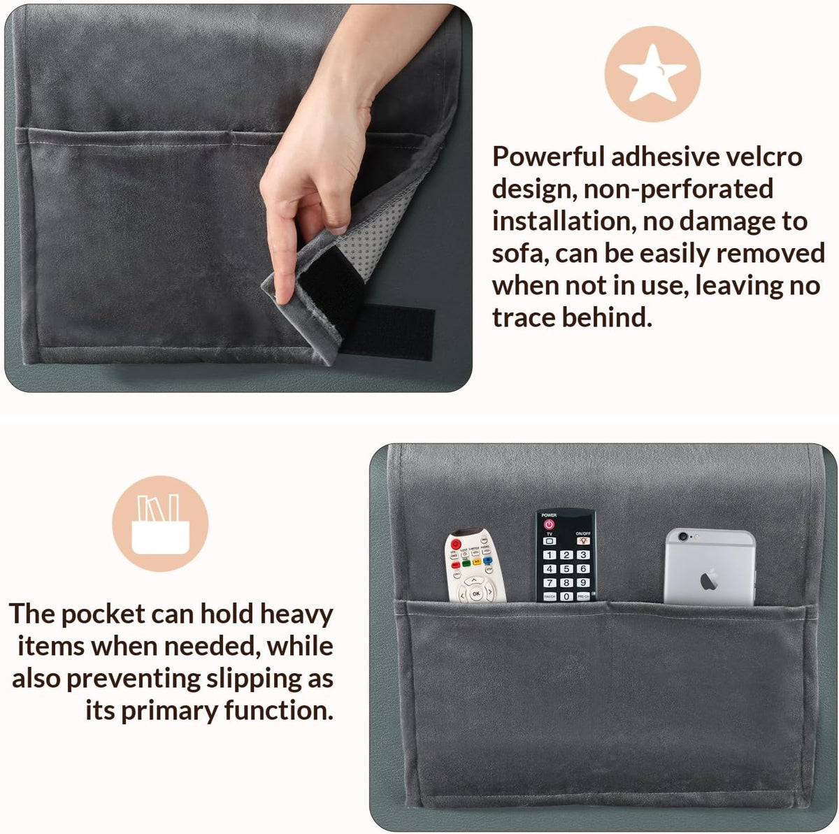 Head Recliner Pillow Adjustable Shredded Memory Foam Headrest Pillows for Recliner Chairs,Non-Slip Velvet Cushion for Pain Relief Neck Support Pillow for Travel Home Sofa Armchair with Zipper Cover