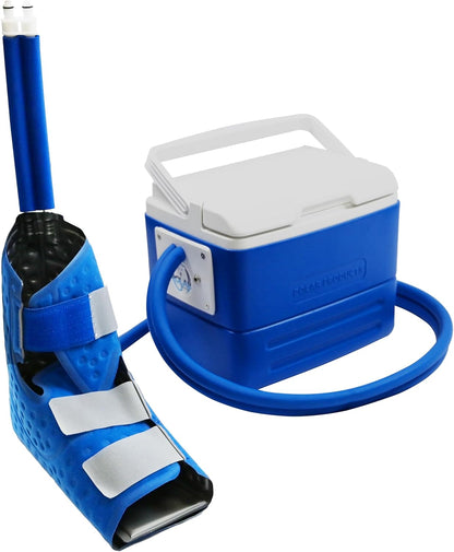 Polar Active Ice 3.0 | 9 QT Cold Therapy Ice Machine | Programmable Timer | Full Circumference Knee Pad | Cryotherapy Pain Relief System | Ace Bandage Style Compression