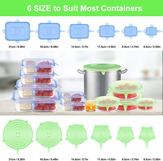 2 Pack Spill Stopper Lid Cover, 10.2 inch and 11 inch, Boil Over ‎Spill Stopper, Microwave Splatter Food Cover, BPA-Free Silicone Lids and Dishwasher Safe, for Home Kitchen