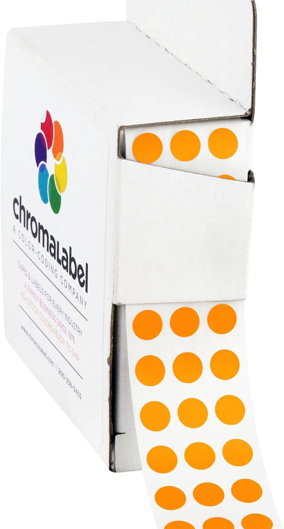 Dark Blue, Red & Yellow Dots, 1/4 Inch, 1000/Box Each Color | Writable Semi-Gloss Circle Labels in Dark Blue, Red and Yellow for Offices, Retail and Classrooms. Made in USA - Colors A