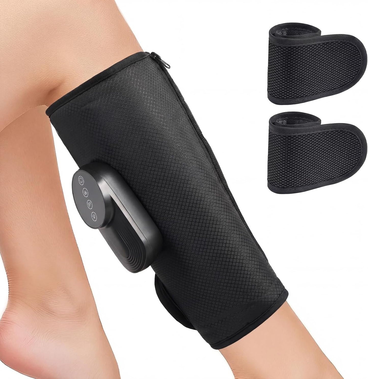 Cordless Leg Massager for Relaxation, Portable Calf Massager with 3 Massage Modes & Heat, Adjustable Straps, Washable Oxford Fabric, Gift for Men Women at Home, Office, Gym (1 Piece)