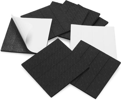 Slipstick GorillaPads CB147 Non Slip Furniture Pads/Gripper Feet (Set of 16) Self Adhesive Rubber Floor Protectors, 1 inch Round, Black