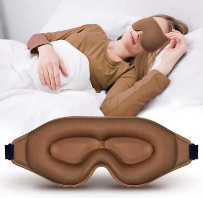 3D Advanced Eye Mask for Sleeping, Ultra Delicate Soft Skin Friendly Eye mask,100% Blackout Sleep Eye Mask for Sleep, Eyelash Extension Sleep mask, Sleeping Eye Masks for Men and Women
