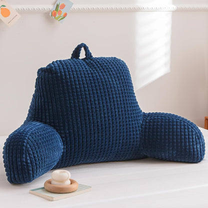 A Nice Night Darkgrey 17" Bed Wedge Pillows with Arms for Sitting