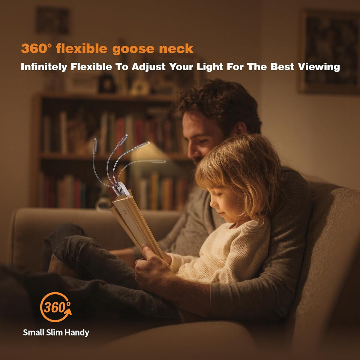 VAVOFO Rechargeable Reading Light, Clip on Book Light for Reading in Bed