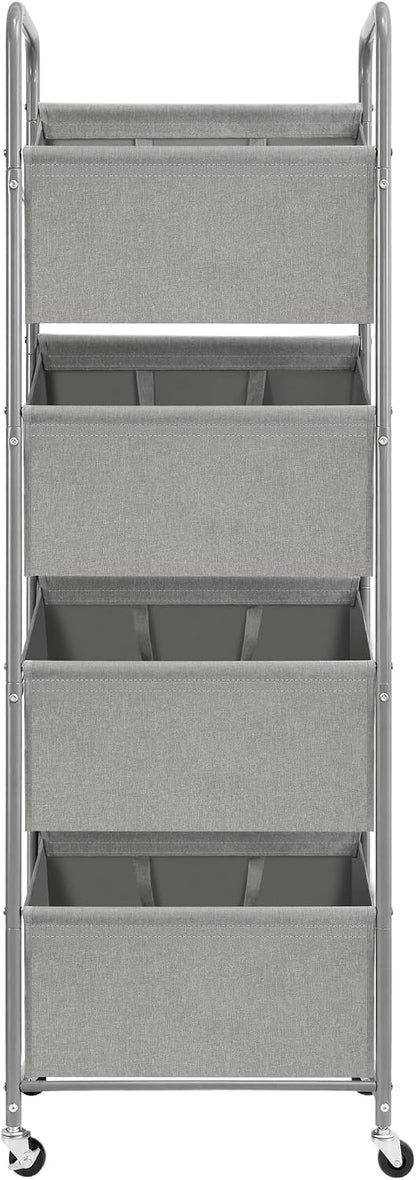 STO STO 3-Tier Vertical Rolling Laundry Hamper, Removable Bags, Black Mesh | 120L Capacity, Space-Saving Vertical Design, Rust-Resistant Steel Frame, Lockable Wheels, Ideal for Apartments & Small Spaces
