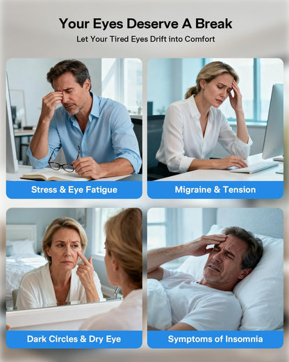 Eye Massager with Heat, Massaging Eye Mask, Eye Care Device