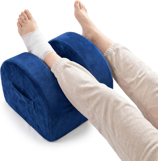 Leg Elevation Pillow for Knee Replacement Surgery Recovery with Handle