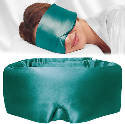 Soft Sleep Mask, Blackout Eye Mask for Side Sleepers for Women Men