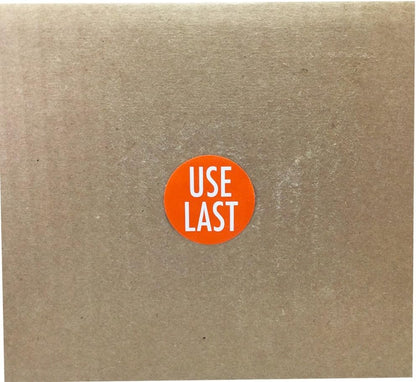 Orange with White USE Last Stickers 1.5 Inch Round Circle Dots 500 Adhesive Labels On A Roll for FIFO Inventory Rotation Stock Management and Food Prep Organization Made in the USA