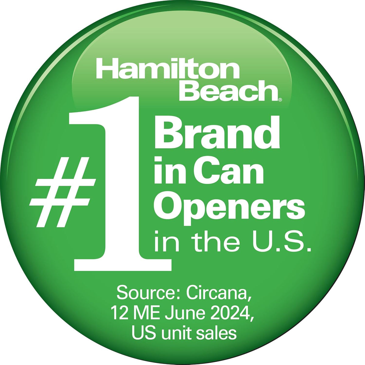 Hamilton Beach Smooth Touch Electric Can Opener With Easy Push Down Lever
