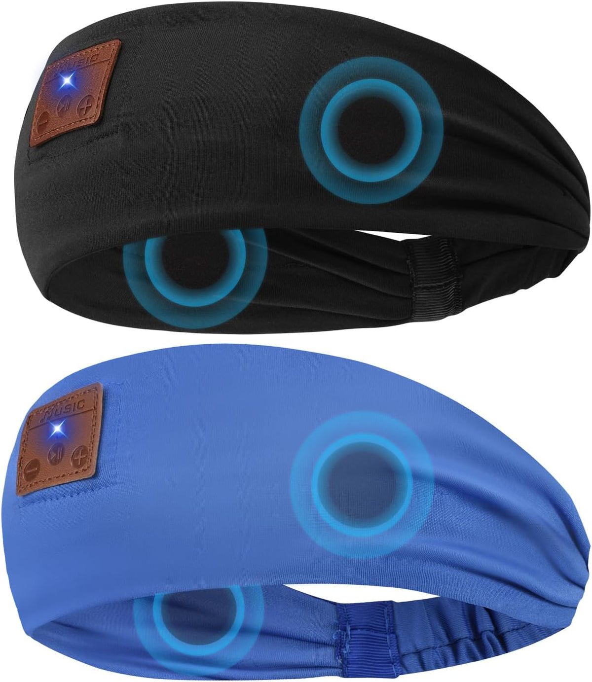 2-Pack Sleeping Headphones, Headband Headphones for Side Sleepers