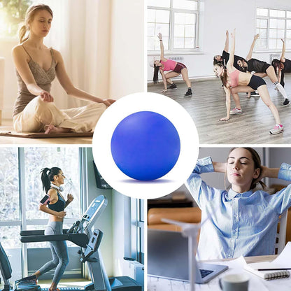 WOVTE Massage Lacrosse Ball Therapy for Sore Muscles Myofascial Release | Shoulders, Neck, Back, Foot, Body, Deep Tissue, Trigger Point, Muscle Knots, Yoga