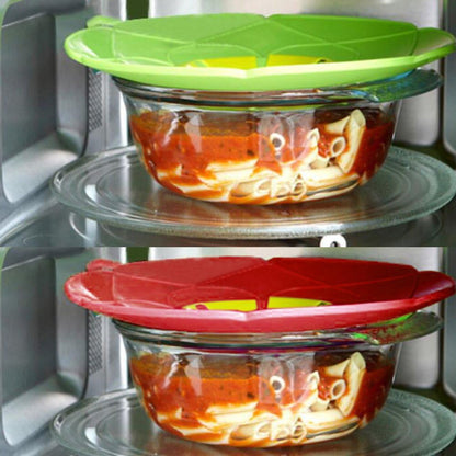 2 Pack Silicone Spill Stopper Lid, 10.2" Boil Over Safeguard, Splatter Guard Cover for Pots Pans, Food Grade Silicone Multi-Function Kitchen Tool, BPA Free Microwave Dishwasher Safe