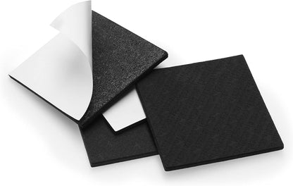 Slipstick GorillaPads CB147 Non Slip Furniture Pads/Gripper Feet (Set of 16) Self Adhesive Rubber Floor Protectors, 1 inch Round, Black