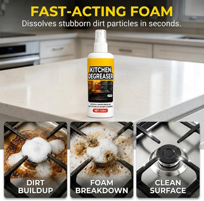 Oven Cleaner, 2026 New Kitchen Degreaser, Spray Grill Cleaner, Heavy Duty Degreaser, Multi-Use for Grills,Oven, Air Fryer, Home & Commercial Kitchen (1pcs, 120ml)
