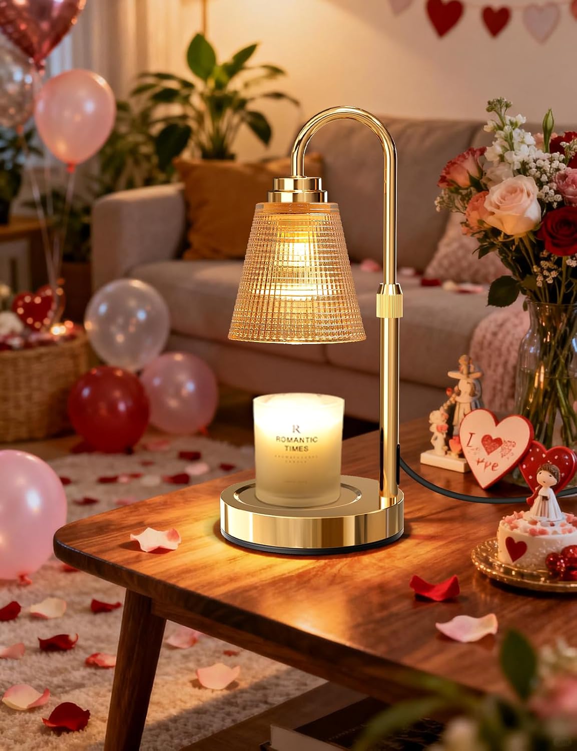 Candle Warmer Lamp with Timer Dimmer, Home Decor for Birthday Gifts Women