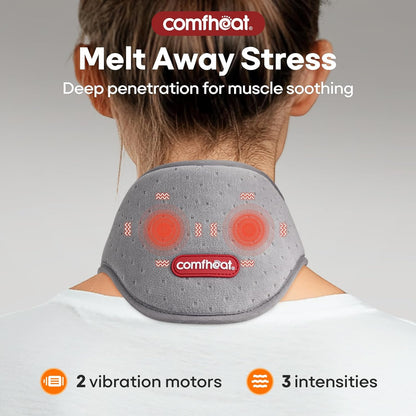 Cordless Neck Heating Pad with Vibration Massager FSA Eligible HSA