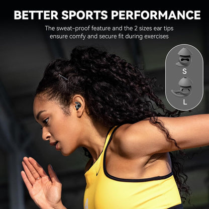 Sleepals micro Sleep Earbuds for Side Sleepers | Sleep Headphones with Soft and Snug Fit | Moderate Noise Reduction (not ANC) | Small and Light, 4H Single Play, 28H with Charging Case (Orange)