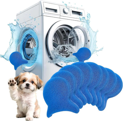 8 Pcs Pet Hair Remover for Laundry,Reusable Dog & Cat Hair Catcher Tool,Effectively Removes Fur,Lint and Dander from Clothing and Bedding,Safe for Washing Machines and Dryers