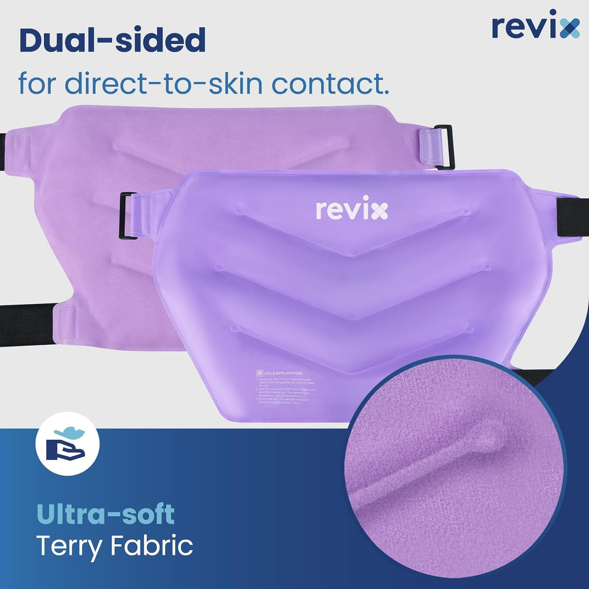 REVIX Extra Large Hip Ice Pack Wrap After Surgery, Cold Packs for Hip