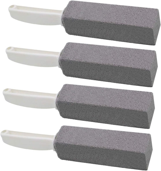 Pumice Stone for Toilet Bowl Cleaning with Handle Pumice Toilet Stone 4 Pack