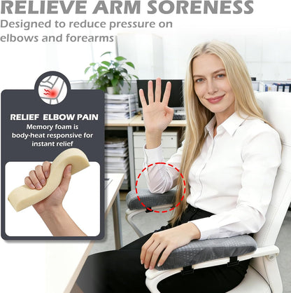 Soft Office Chair Armrest Pads, Comfort Elbow Pillows