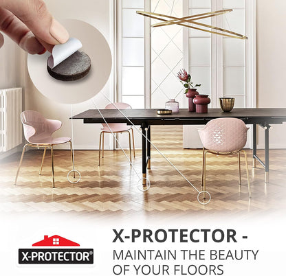 Felt Furniture Pads X-PROTECTOR 235 PCS Premium Furniture Pads - Felt Pads Furniture Feet Best Wood Floor Protectors - Protect Your Hardwood & Laminate Flooring! | Furniture Feet Best Wood Floor Protectors - Protect Your Hardwood & Laminate Flooring!
