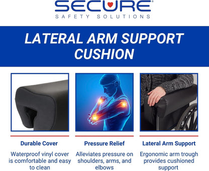 Secure Safety Solutions Wheelchair Armrest Lateral Support Cushion