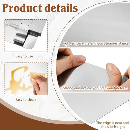 Ferraycle 2 Pack 20-1/2" W x 9" H 304 Stainless Steel Fryer Splash Guard for Stove & Kitchen, Oil Splatter Screen Protection, Heavy Duty Grease Barrier for Frying, Grilling, Easy Clean, Universal Fit | Commercial Stainless Steel Guards Prevent Oil