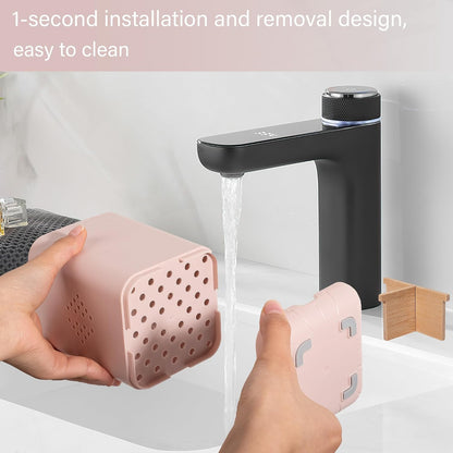 Toothbrush Holders for Bathrooms, Electric Toothbrush Holder, White | Toothbrush and Toothpaste Organizer for Bathroom Countertop, 3 Slot Vanity Storage