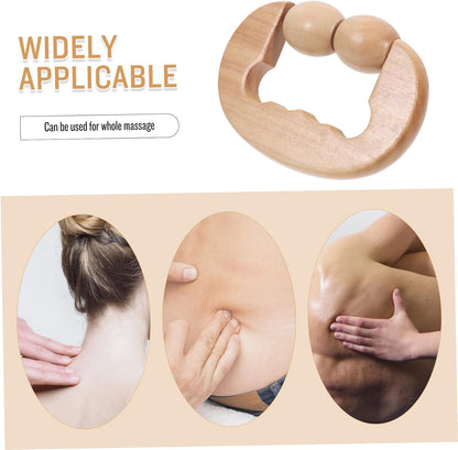 FOMIYES Wooden Foot Roller Tool for Relaxation Portable Massage Device for Face Neck Shoulder Foot Back for Home Travel Use