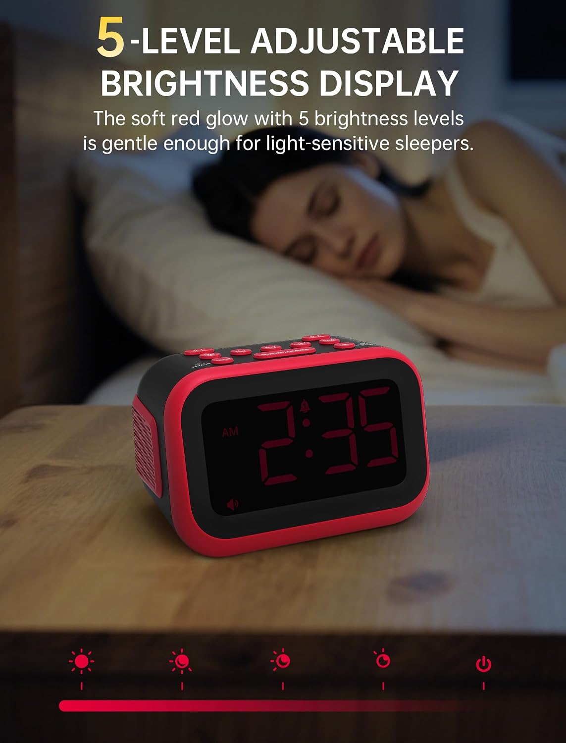 Acedeck Super Loud Alarm Clock: 115dB Wake-Up Power