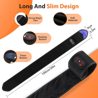Cordless Arm Heating Pad Wrap with Red Light, FSA Eligible HSA Approved 5000mAh Elbow Heating Pad Wrap, Fast Heating, Heated Elbow Arm Sleeve with 3 Heat & Timing Settings