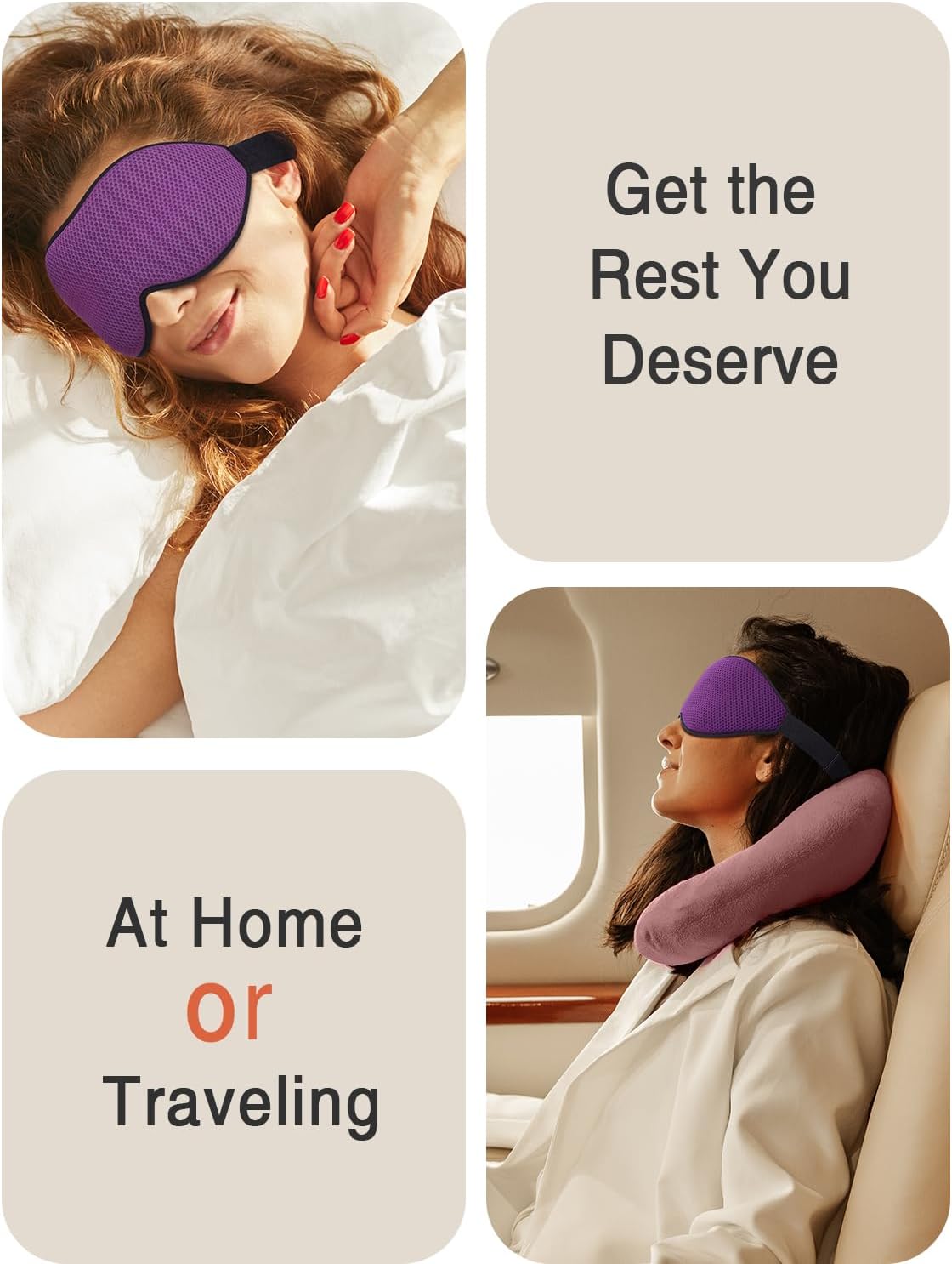 MABAO Sleep Mask for Side Sleeper, Eye Mask for Sleeping Women Men, Black | 3D Contoured Cup No Eye Pressure, 100% Light Blocking Sleeping Mask with Adjustable Strap Night Blindfold Flight, Travel, Nap