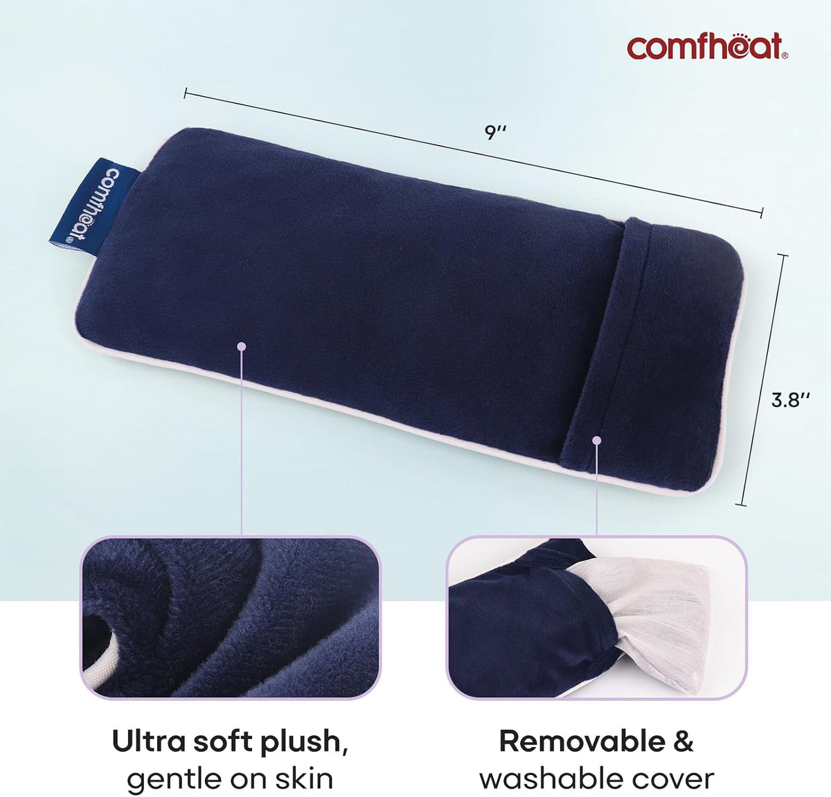 Lavender Weighted Eye Pillow for Yoga Relaxation FSA Eligible HSA