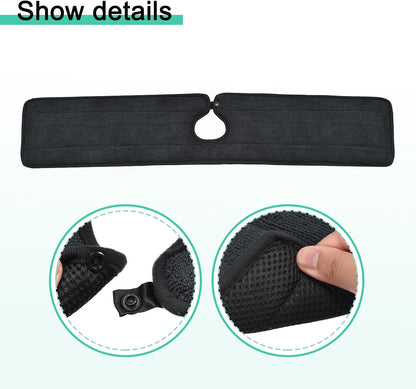 uxcell Kitchen Sink Splash Guard, 2pcs Microfiber Faucet Absorbent Mat, Machine Washable Drip Catcher and Dish Drying Mats for Kitchen, Bathroom, Bar, Black