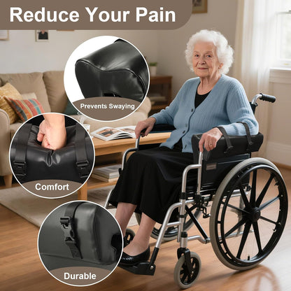 Wheelchair Armrest Pads, Memory Foam Arm Trough for Wheelchair, 16"L