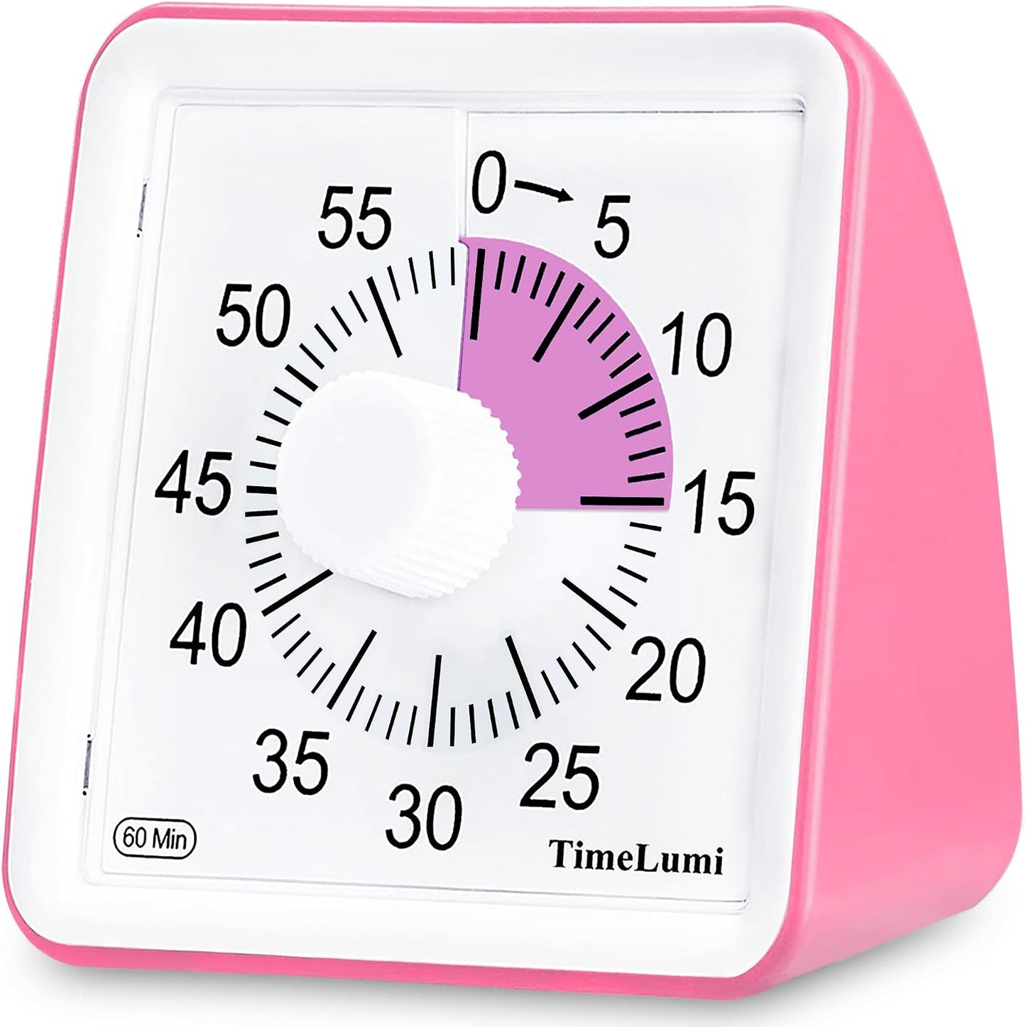 60-Minute Visual Timer for Kids, Time Management Tool Study Classroom Timer, Home Edition Silent Countdown Timer for Toddler, Teachers and Adults (Green)