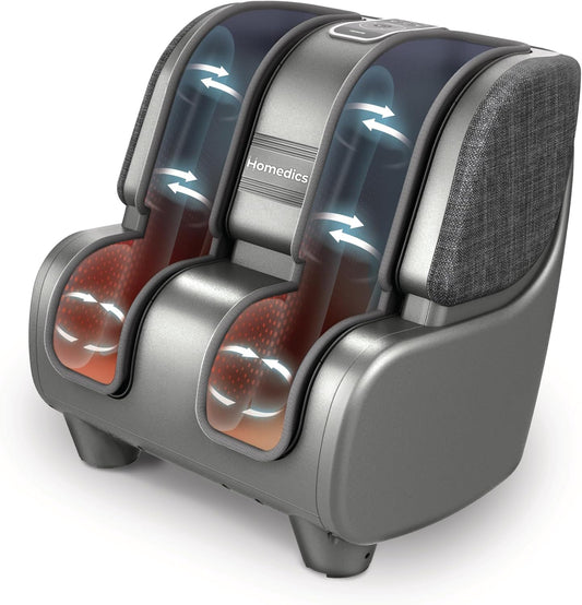 Homedics Deluxe Foot Massager Calf Massager, Rolling & Compression Massage