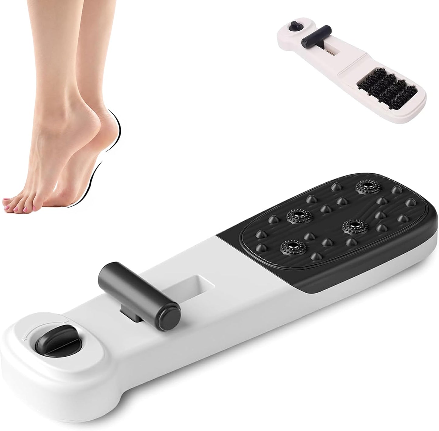 Foot Arch Trainer, Flat Feet Corrector & Plantar Fasciitis Relief | 2-in-1 Massager & Stretcher, Adjustable Resistance, Arch Support, Heel Pain, Toe Stretch, Non‑Slip, Physical Therapy
