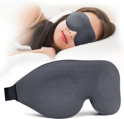 NEWVANGA Sleep Mask for Back and Side Sleeper, Travel Eye Cover, Blue | Block Out Light, 3D Night Blindfold, Zero Pressure Breathable, Lightweight Sleeping Eye Mask, Flight Naps shift Work Yoga