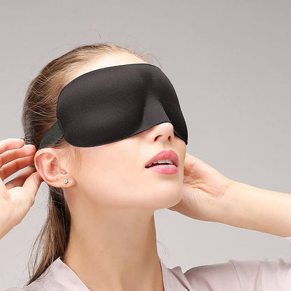 2 Pcs Sleep Goggles - 3D Contoured Blackout Eye Masks for Men & Women, Ultra-Light Travel Goggles for Side Sleepers, Home & Airplane Use