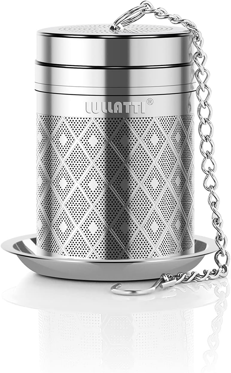 2 Pack 304 Steel Fine Mesh Tea Infusers for Loose Leaf Tea | Versatile for tea, spices & seasonings, fine mesh traps sediment, dishwasher-safe