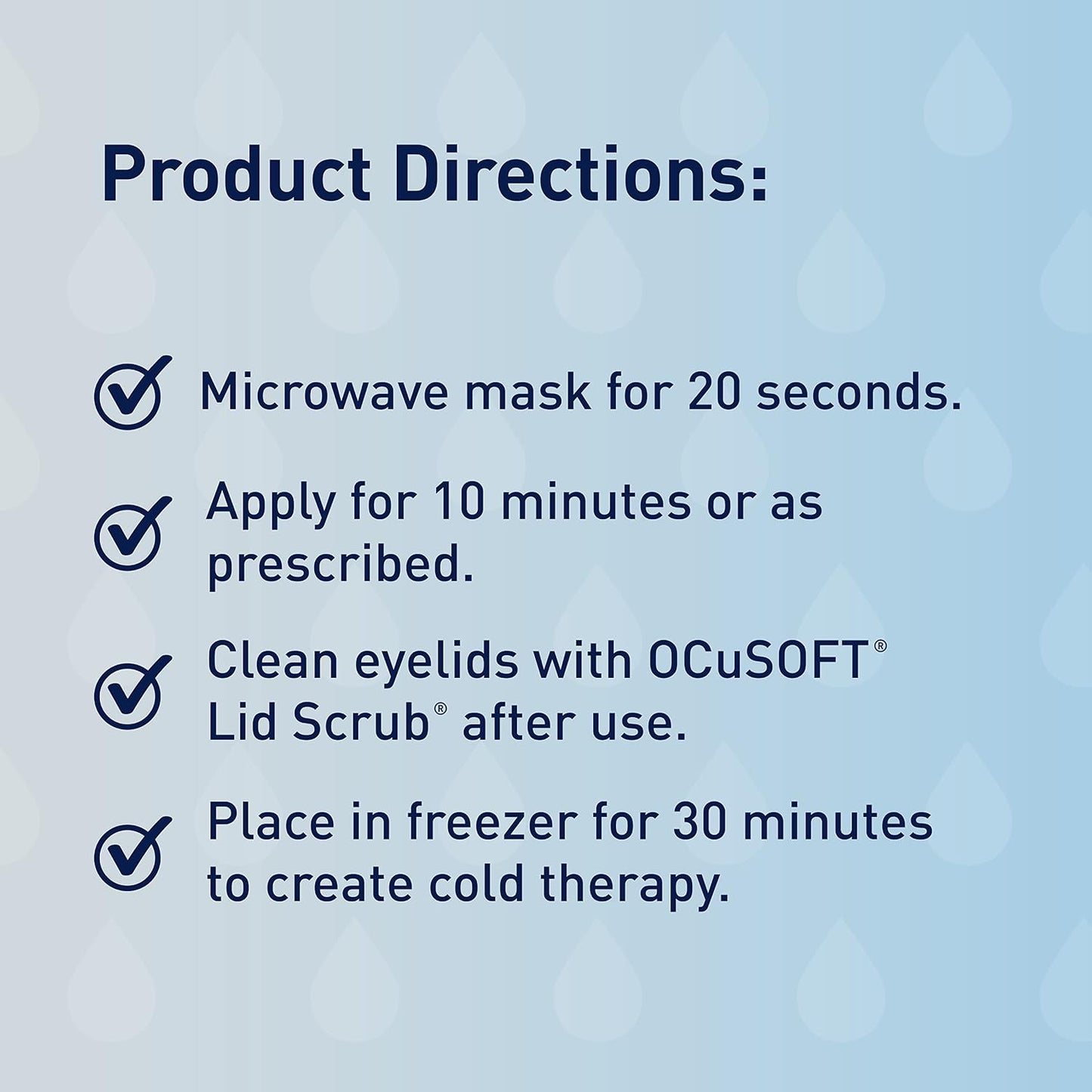 OCuSOFT Dry Eye Mask Basic with Thermapod Mask and Lid Scrub Packets | For Hot or Cold Comfort - Microwave for Moist Heat to Soothe Dry, Scratchy, Irritated Eyes, Freeze for Allergy Relief