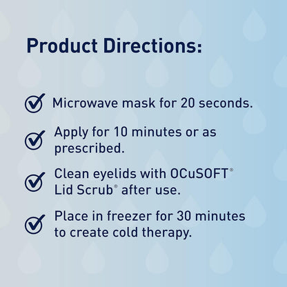 OCuSOFT Dry Eye Mask Basic with Thermapod Mask and Lid Scrub Packets