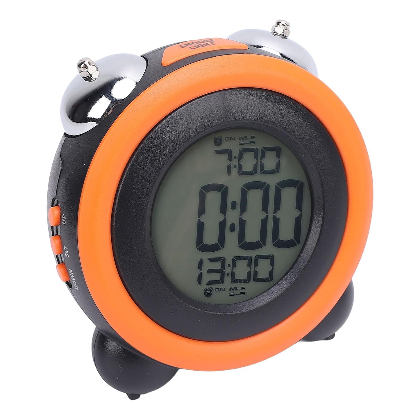 Vibrating Alarm Clock with Bed Shaker Portable Digital Alarm Clock with LED Display for Heavy Sleepers