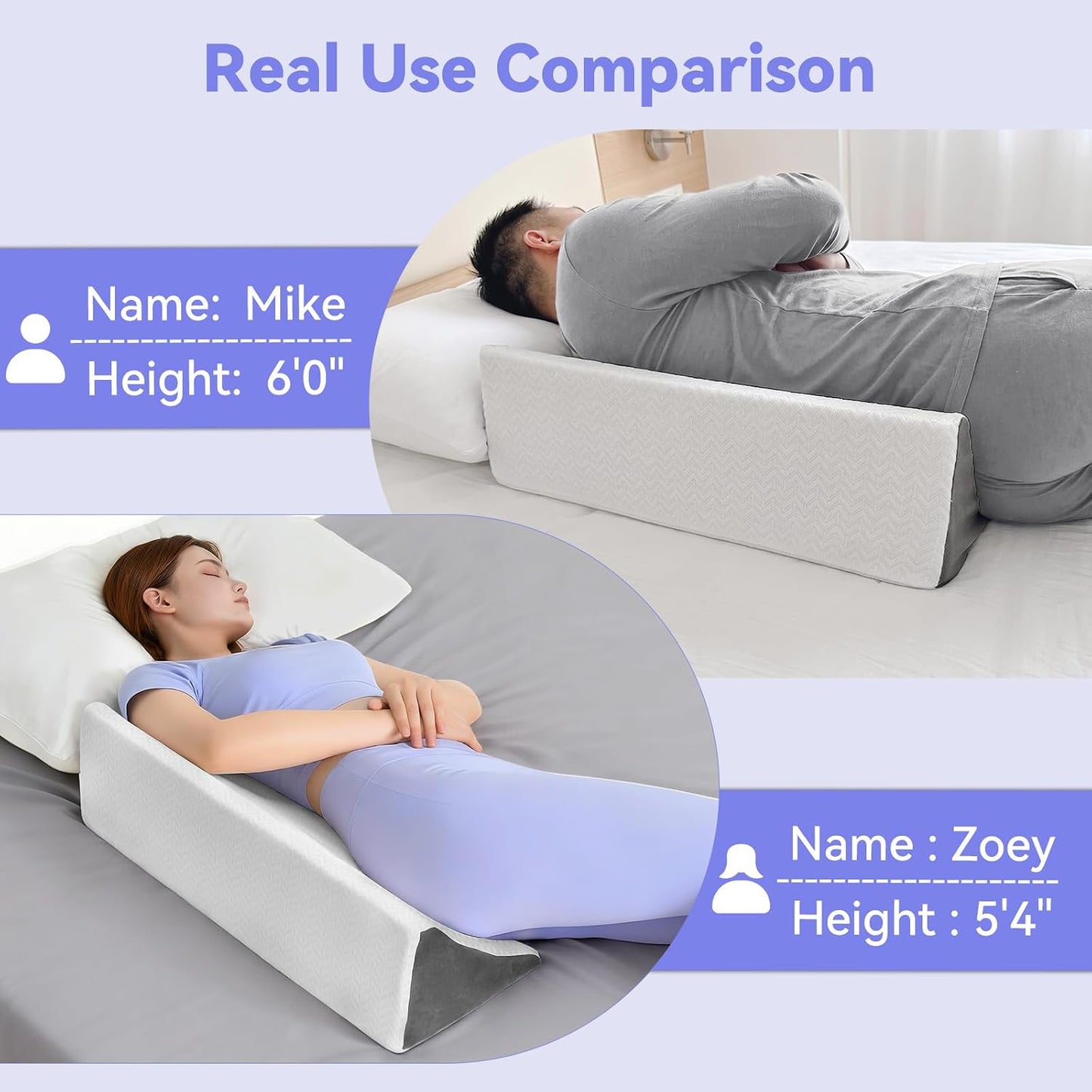 Vekkia Lumbar Support Pillow for Recliner, Ergonomic Back Support for Couch | Backrest Pillow, Improve Posture, Relieve Back Pain for Long Sitting & Elderly, for Armchair & Sofa, Removable Cover,Brown